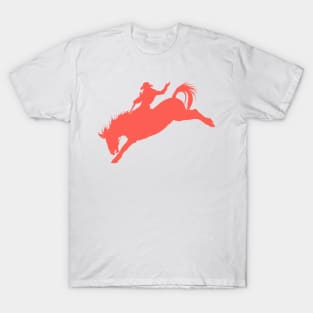 Bronco Rider 1: Sunset Orange T-Shirt